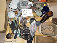 Table Lot - Kitchen Items, Etc.