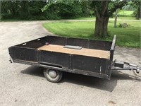 Utility Trailer with removable side panels