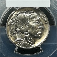 1937 Buffalo Nickel 5C MS66 PCGS