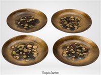 Bovano of Chesire Enamel on Copper Trays