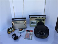 Lot of 4 Mixed Types of Radios & Misc Items