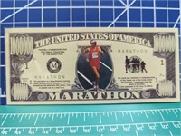 Marathon million dollar banknote