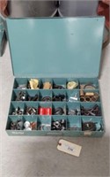 METAL ORGANIZER AND CONTENTS-
HARDWARE AND PARTS