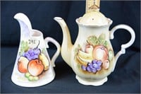 NORLEANS TEA POT AND WATER PITCHER
