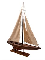 Wood Pond Yacht Sail Boat