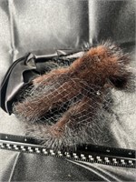 *50% Off * 1950's Mink Fur Netted Hat