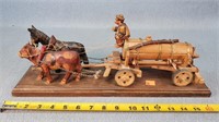 17" Wooden Water Wagon