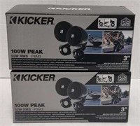 Kicker 100W Peak 3" 3ohm Mini Enclosed Speaker