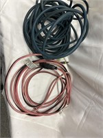 Pneumatic air hose and an extension cord