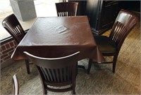 4 top table with 4 chairs