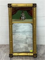 REVERSE PAINTED THEATRE MIRROR