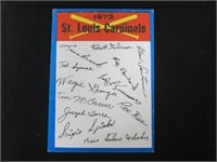 1973 TOPPS ST LOUIS CARDINALS TEAM CL