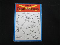 1973 TOPPS TEXAS RANGERS TEAM CL 2 STAR