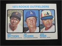 1973 TOPPS #606 GARY MATTHEWS RC HI NUMBER