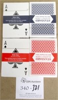 4 Packs Standard Playing Cards