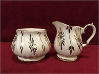 Sadler England Sugar Bowl - Creamer Set