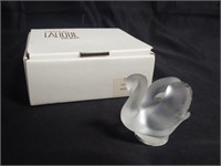 Lalique crystal swan