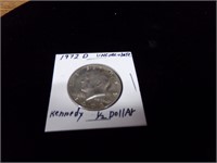 1972D Kennedy 1/2 dollar uncirculated