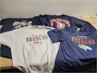 Denver Bronco Sweat Shirts and Shirts