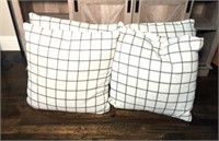 Down Filled Throw Pillows Lot of 4