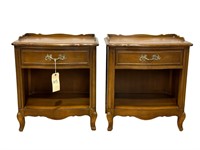 Pair of Drexel French Provincial Night Stands