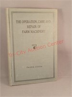 12th edition 1938 The operation, care and repair