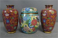 Cloisonne Garniture Set