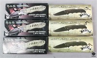 Frost Cutlery Pocket Knives / NIB / 6 pc