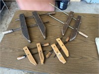 (4) Wood Clamps