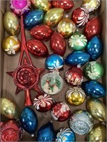 Vintage Plastic Christmas Ornaments