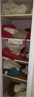 3 Closets of Soft Goods, Towels & Wash Cloths