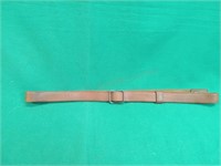 Leather rifle sling,