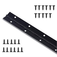 Stainless Steel Black Continuous Hinge
