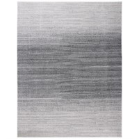 Adirondack Gray/Ivory 9 ft. X 12 ft. Area Rug