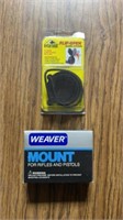 2pc lot Weaver Mount and Scope Covers new