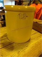 #12 Stoneware Crock-17 3/4"H X 16" Diameter