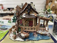 Christmas streets ""Log Cabin"