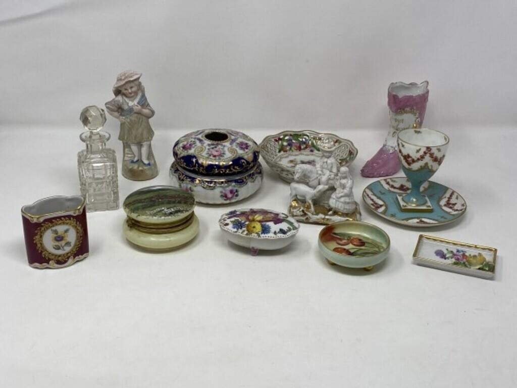 Grouping of Small Victorian China Items