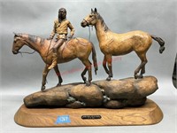 Jack W Muir Bronze Where Ponies