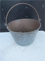 old copper bucket