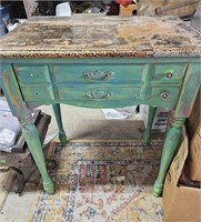 Hand Painted Antique Accent Table