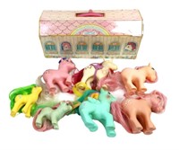 MY LITTLE PONY FIGURES AND CASE