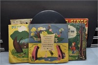 Children's Songs 78 RPM 10" Records, 1940's