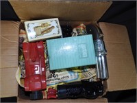 Box of Avon Bottles and Boxes