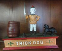 Trick Dog Mechanical Bank