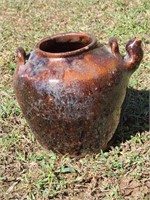 Antique Chinese Dark Glaze Vessel w/ Spout