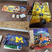 Stacks of Vintage Michigan's Sporting Posters etc