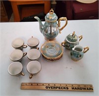 Turquoise Tea Set