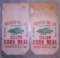 Perrysville Indiana: 2 Robinson Mill corn meal