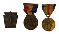 Named WWI Pennsylvania Medal Set